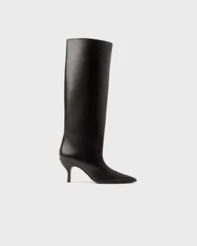 sania d'mina   Boots Avenue High Wide Shaft Black 